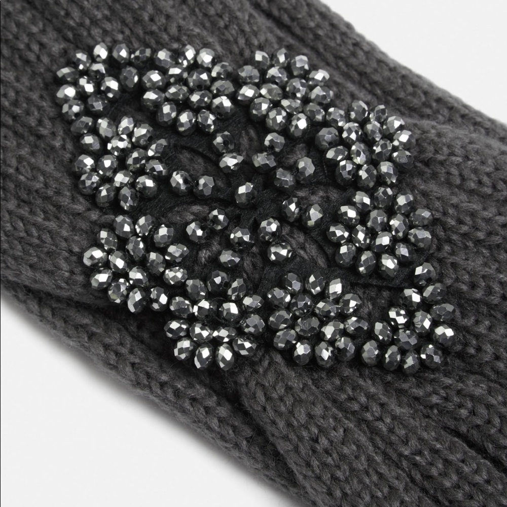 Grey Winter Turban Headband - Picture 3 of 3
